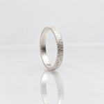 Martina Hamilton Shell | Sterling Silver Textured Band Ring