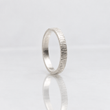 Martina Hamilton Shell | Sterling Silver Textured Band Ring