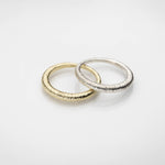 Martina Hamilton Síoda | Sterling Silver Textured Ring