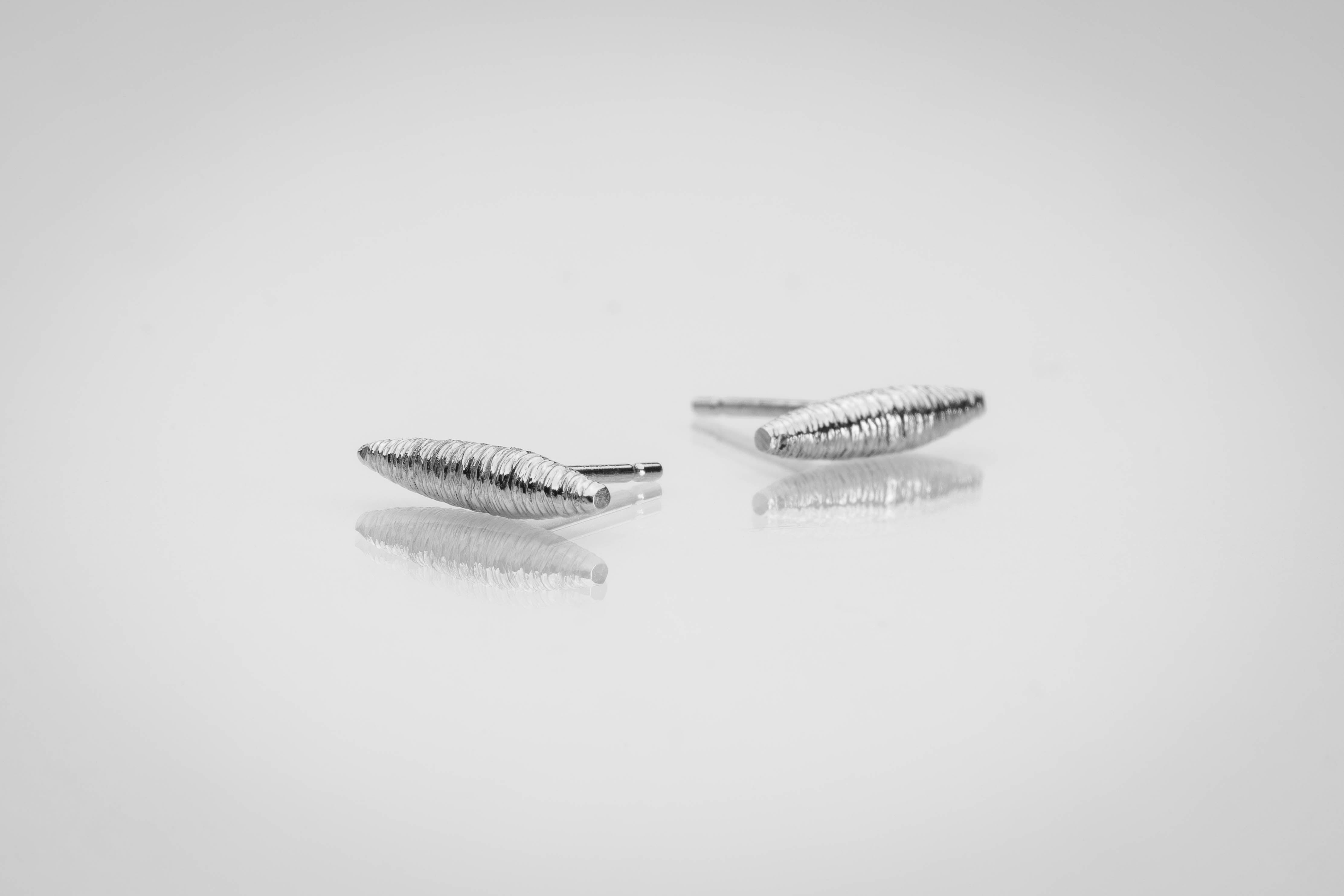Martina Hamilton Síoda | Sterling Silver Stud Earrings Petite