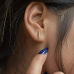 Martina Hamilton Síoda | Sterling Silver Stud Earrings Petite