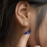 Martina Hamilton Síoda | Sterling Silver Stud Earrings Petite