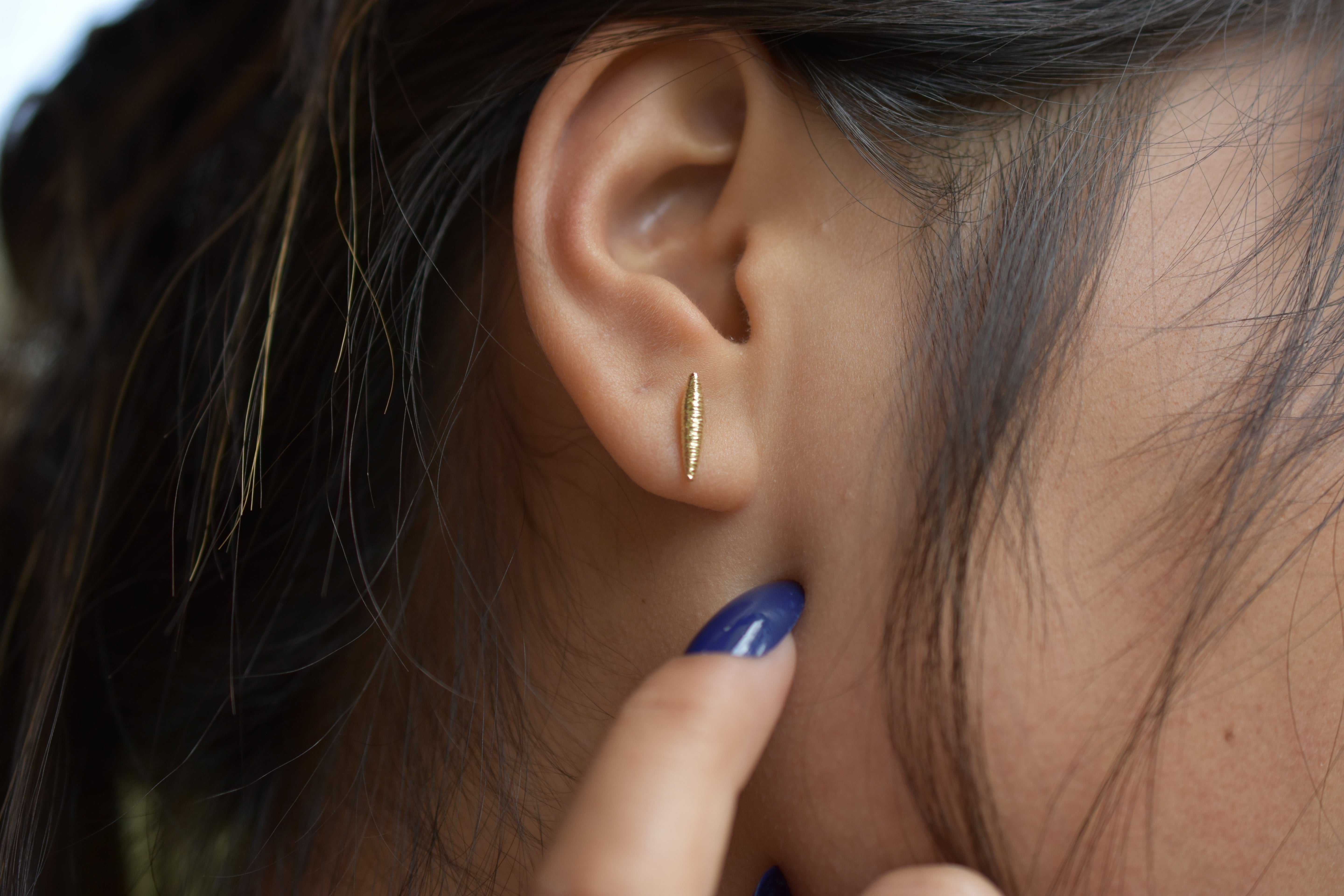 Martina Hamilton Síoda | Sterling Silver Stud Earrings Petite