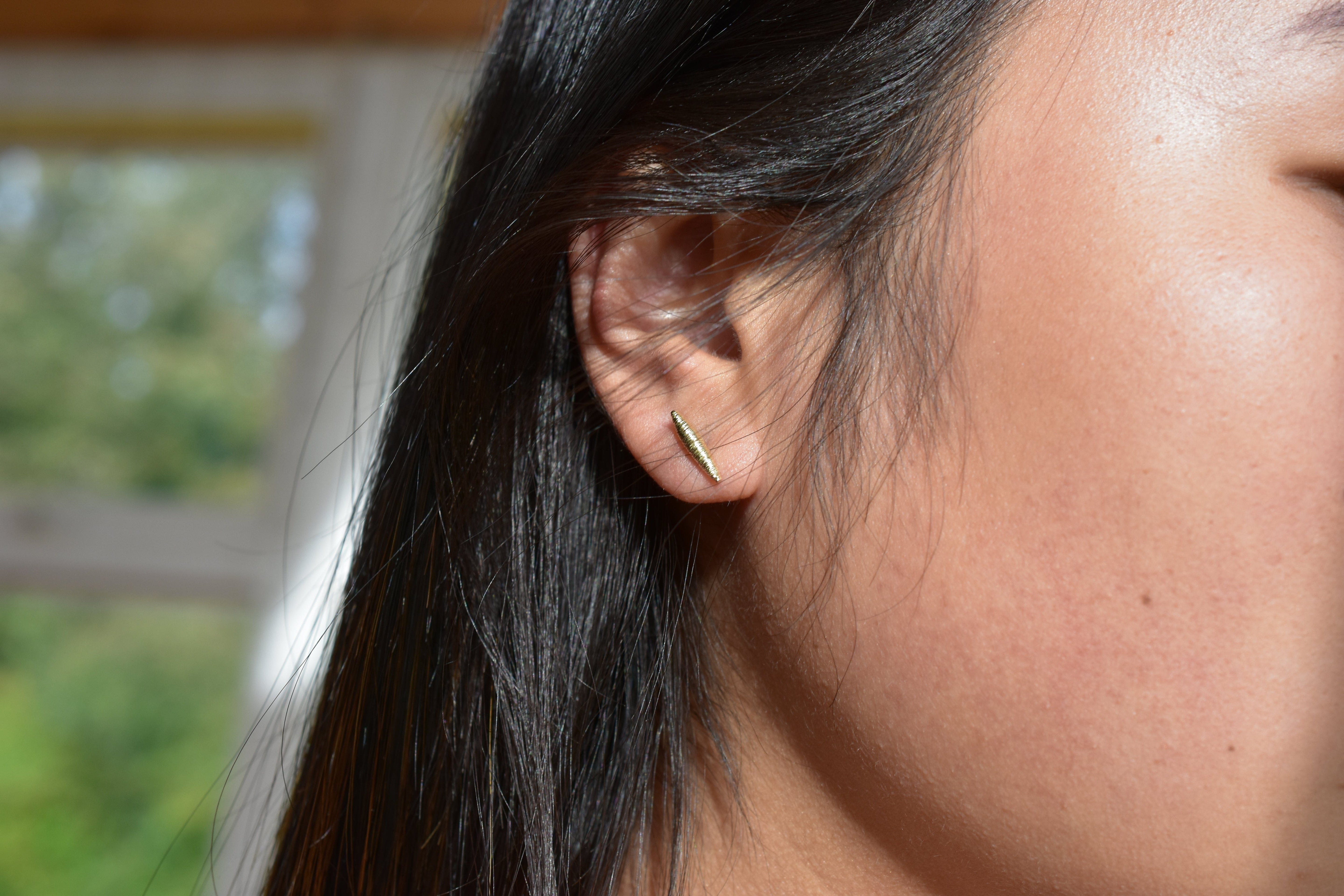 Martina Hamilton Síoda | Sterling Silver Stud Earrings Petite