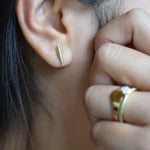 Martina Hamilton Síoda | Sterling Silver Stud Earrings Petite