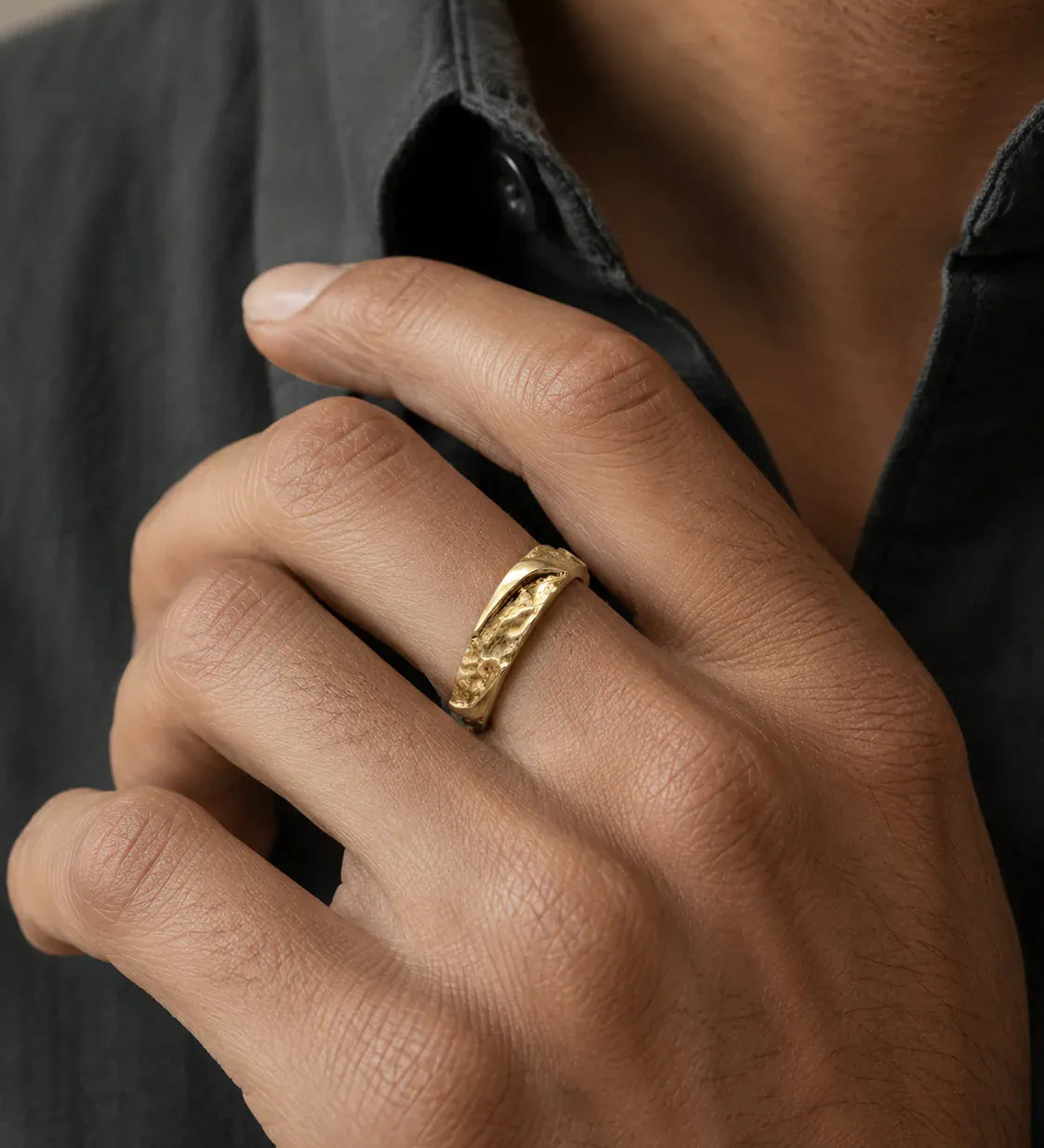 Martina Hamilton Seascape | Solid Gold Band Ring