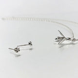 Snowdrop | Sterling Silver Stud Earrings Petite